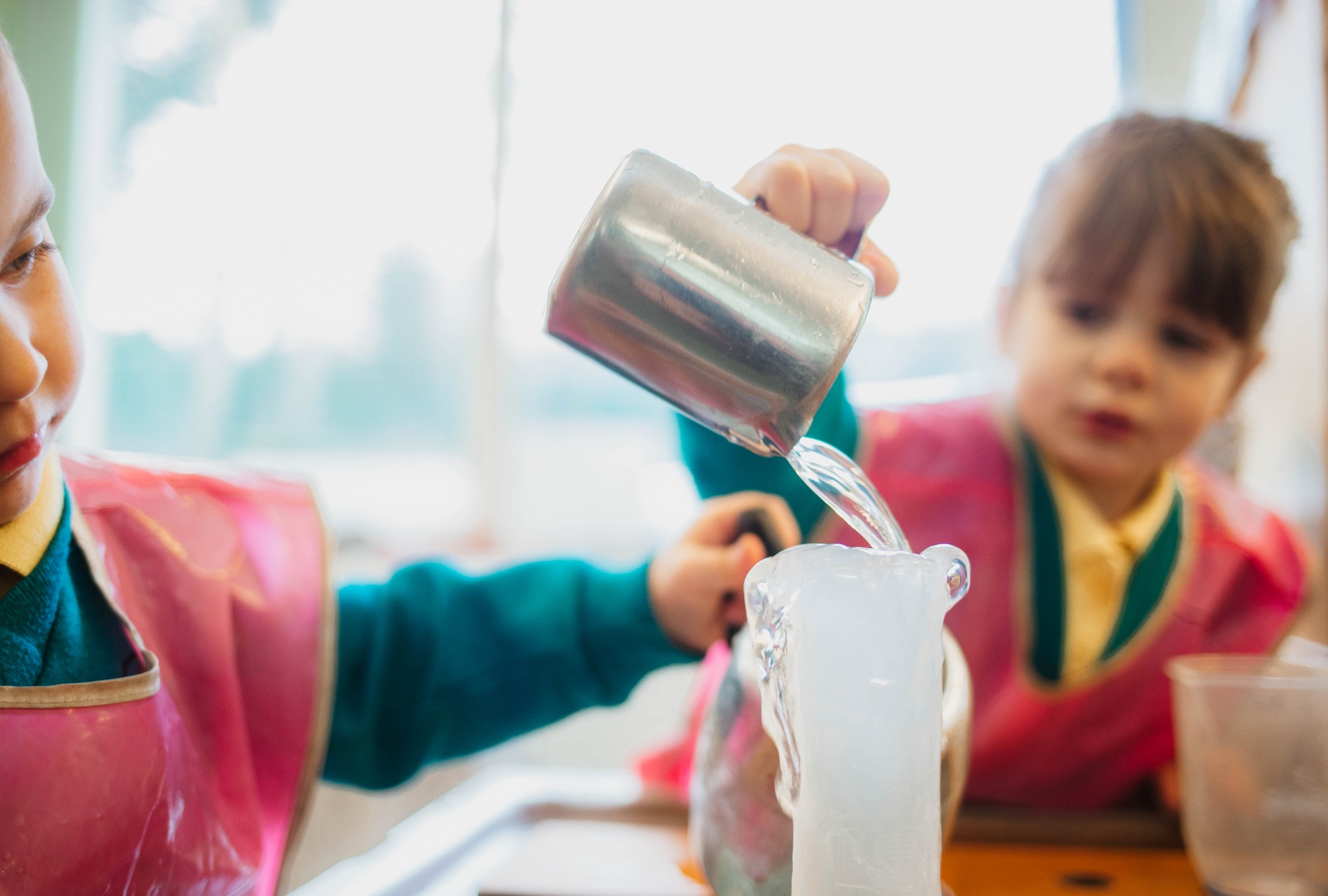 Pre-School Children water play